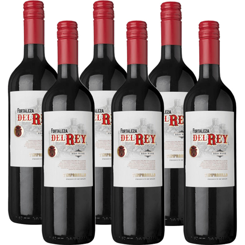 Een afbeelding van Fortaleza del Rey Rode wijn 6pack