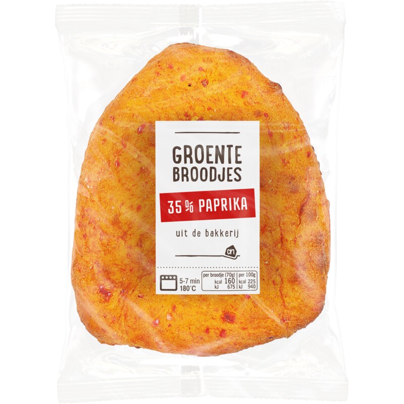 Een afbeelding van AH Groentebroodjes paprika