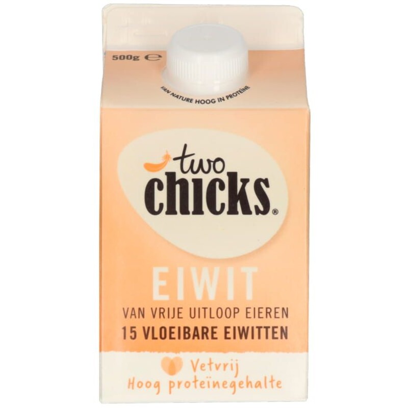 Een afbeelding van Two chicks eggwhite pak