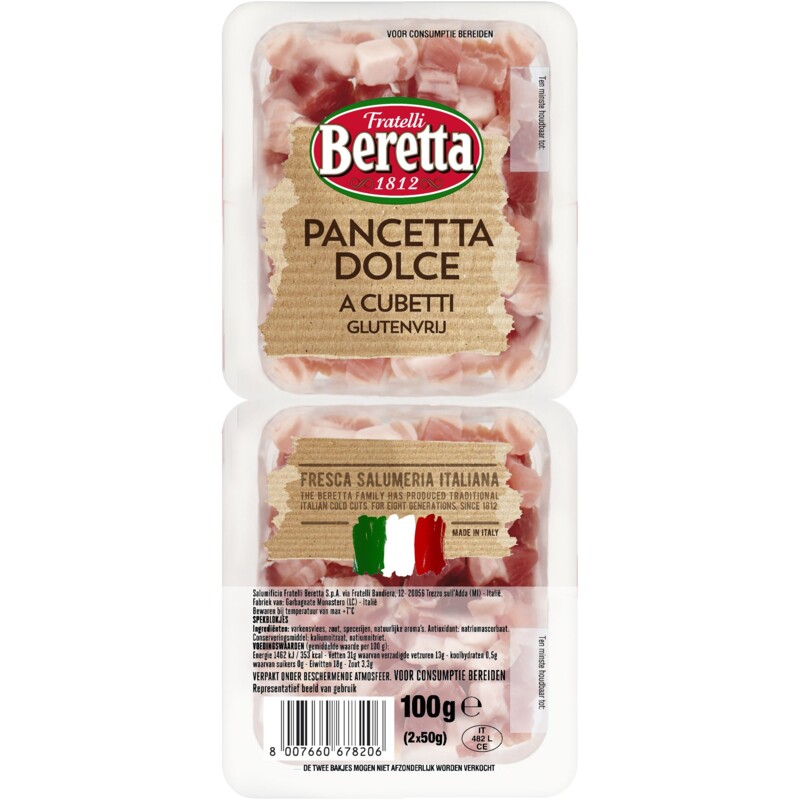 Beretta Pancetta blokjes bestellen Albert Heijn