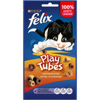 Een afbeelding van Felix Playtubes kip- & leversmaak kattensnack