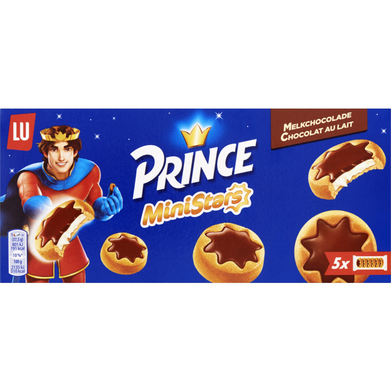 Een afbeelding van LU Prince ministars melkchocolade