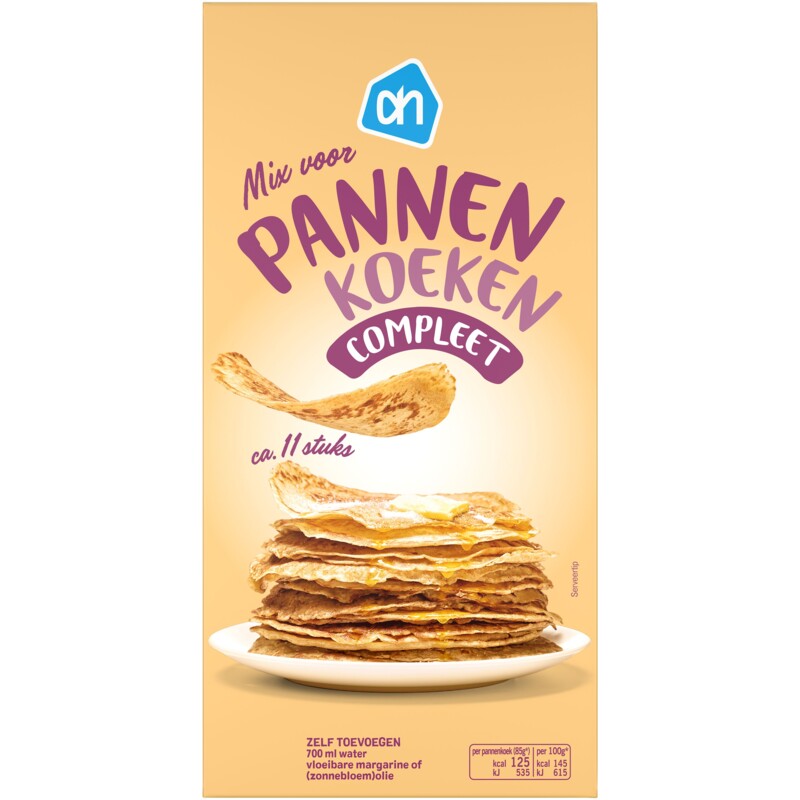 Een afbeelding van AH Mix voor pannenkoeken compleet