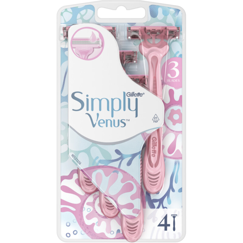 Een afbeelding van Gillette Venus simply 3 wegwerpmesjes