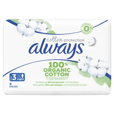 pdp-image-Always Bio cotton night maandverband