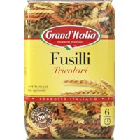 Fusilli tricolori