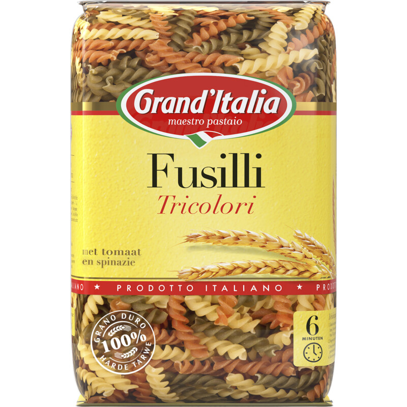 Een afbeelding van Grand' Italia Fusilli tricolori