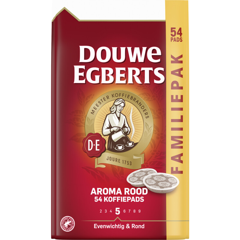 Hoes vorst Visa Douwe Egberts Aroma rood familiepak koffiepads bestellen | Albert Heijn