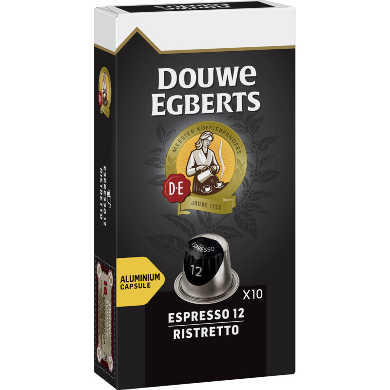 Een afbeelding van Douwe Egberts Espresso ristretto koffiecups