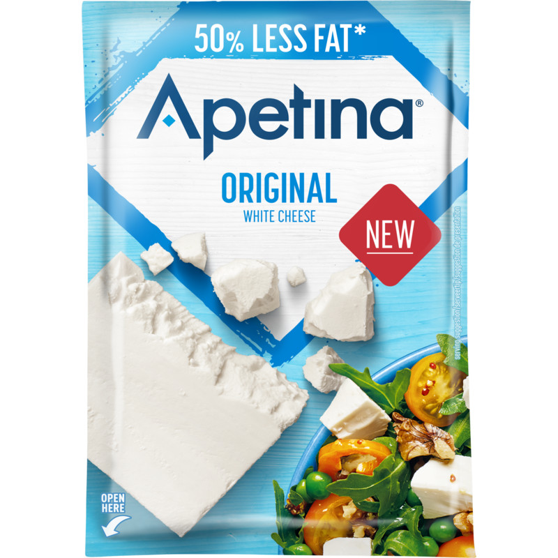 Een afbeelding van Apetina Original white cheese minder vet