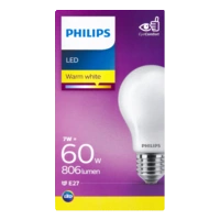 Philips Led fil standaard mat E27 60W