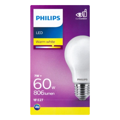 pdp-image-Philips Led fil standaard mat E27 60W