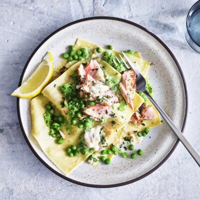 pdp-image-Allerhande Box Open lasagne met zalm, doperwten en saus