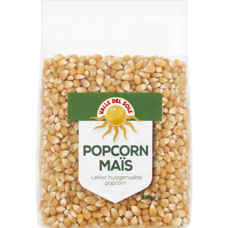 Van streek meubilair Ik denk dat ik ziek ben Valle del sole Popcorn mais bestellen | Albert Heijn
