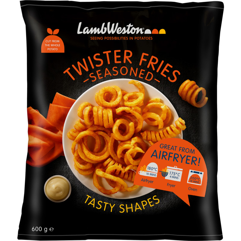 Een afbeelding van LambWeston Twister fries seasoned
