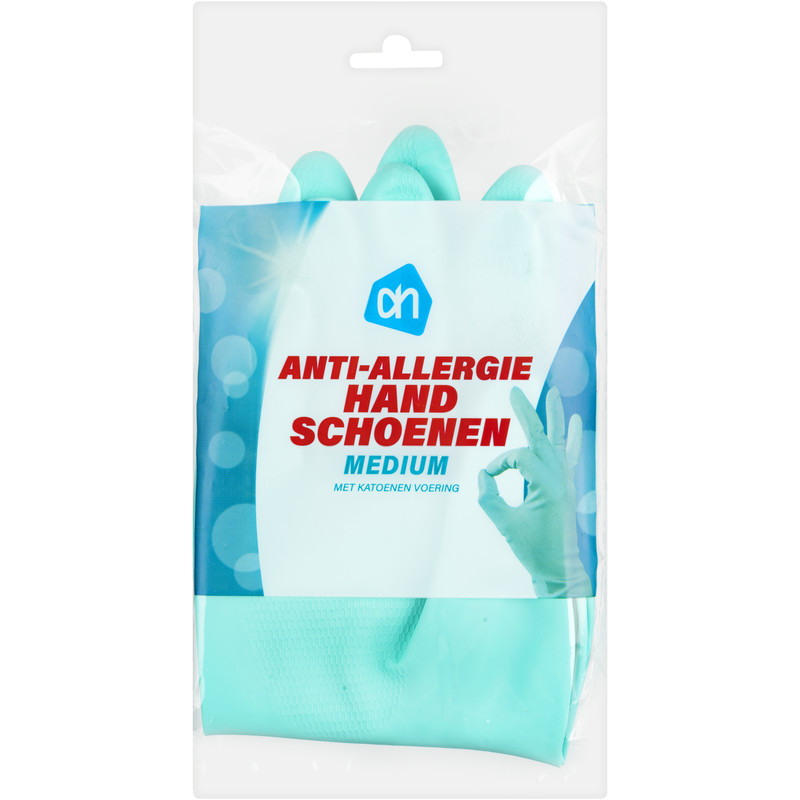Een afbeelding van AH Anti-allergie handschoenen M