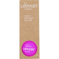 Een afbeelding van The Lekker Company Natural deodorant lavender