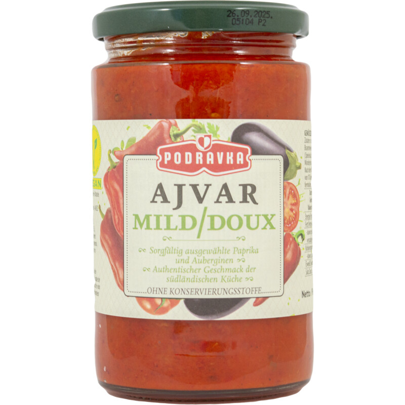 Een afbeelding van Podravka Ajvar mild paprikasaus