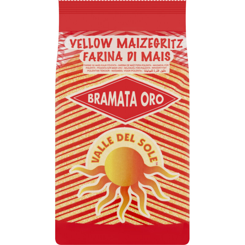 Een afbeelding van Valle del sole Maisgriesmeel voor polenta bramata