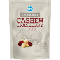 Een afbeelding van AH Cashew cranberry mix ongebrand