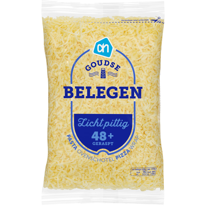 Een afbeelding van AH Goudse belegen 48+ geraspt