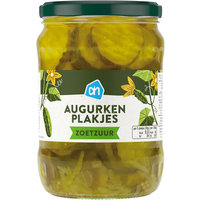 Een afbeelding van AH Augurken plakjes zoetzuur