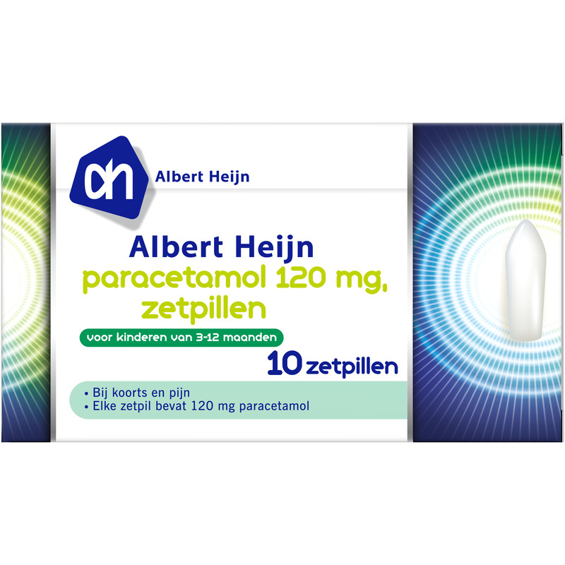 Leia alarm Citaat AH Paracetamol zetpillen kind 120 mg bestellen | Albert Heijn