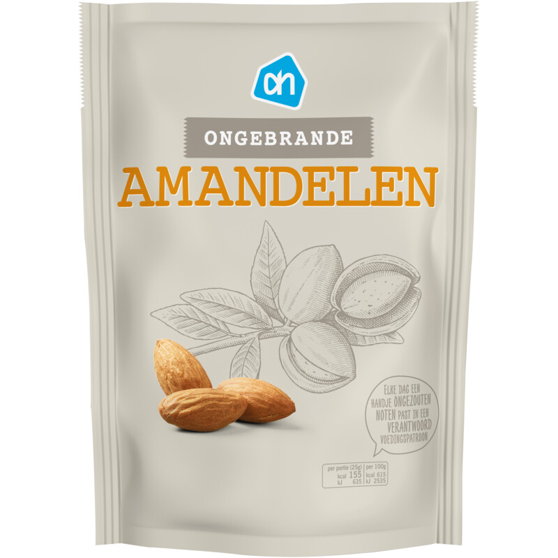 Een afbeelding van AH Ongebrande amandelen