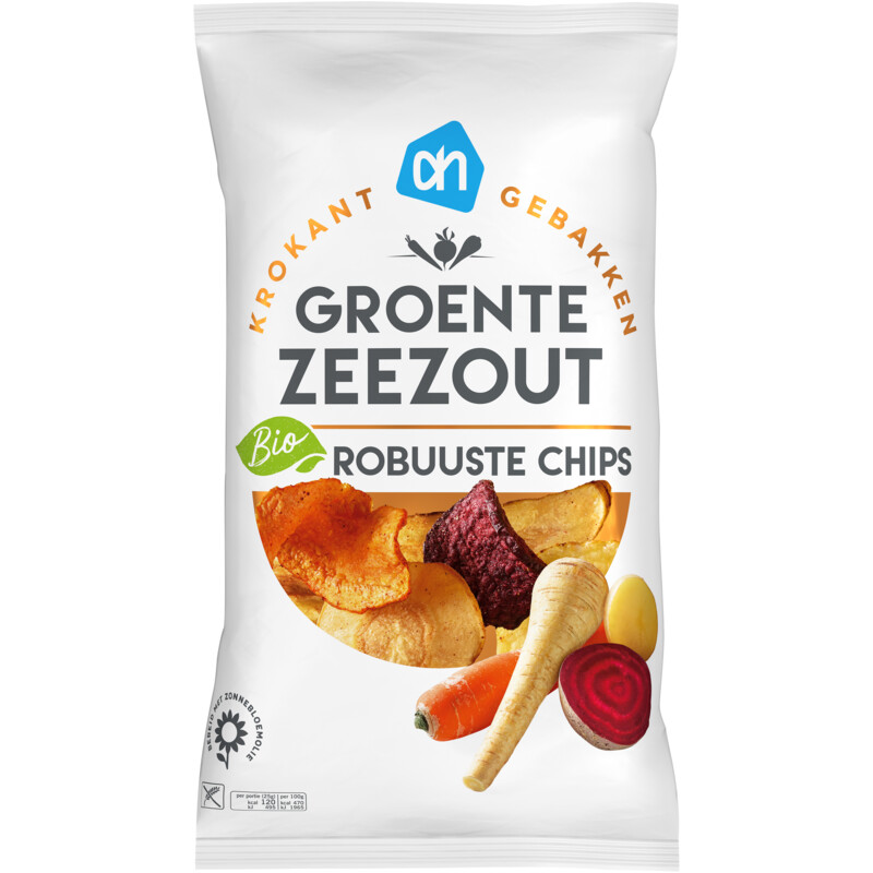 AH Biologisch Robuuste chips groente zeezout reserveren Albert Heijn