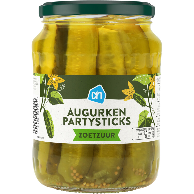 AH Augurken partysticks zoetzuur reserveren Albert Heijn