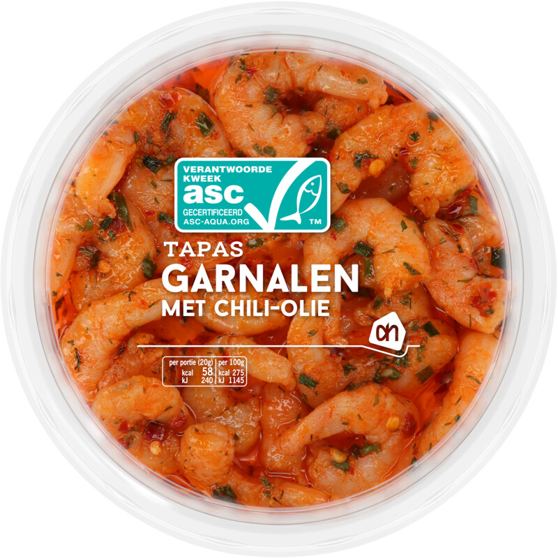 AH Garnalen in chili olie reserveren Albert Heijn