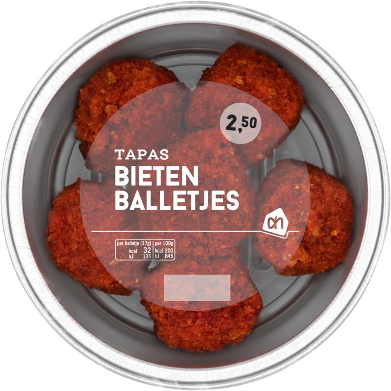 Een afbeelding van AH Bietenballetjes