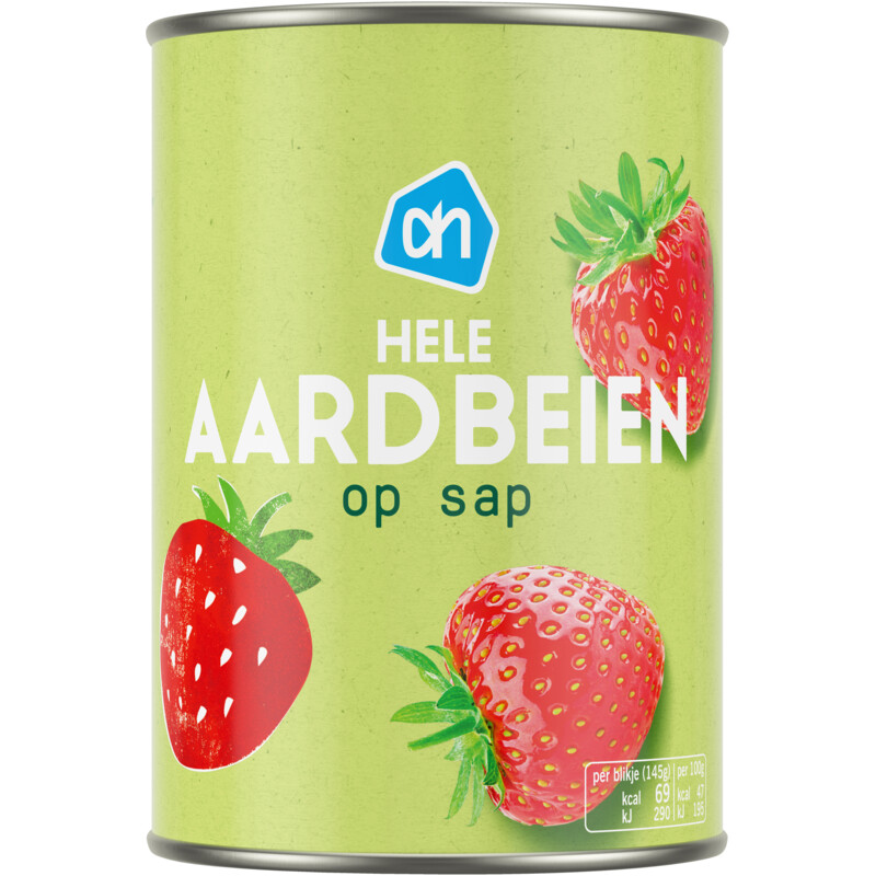 Een afbeelding van AH Aardbeien op sap