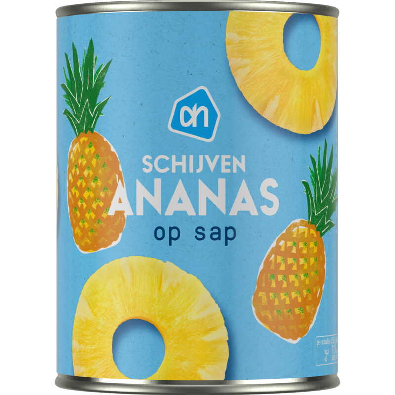 Een afbeelding van AH Schijven ananas op sap