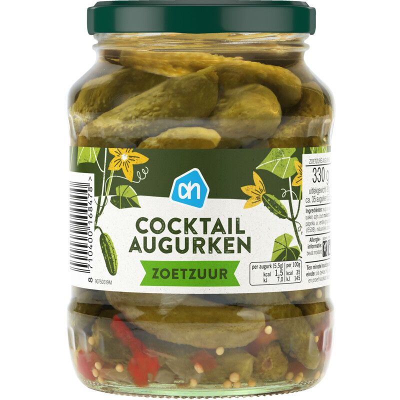 AH Cocktail augurken zoetzuur reserveren Albert Heijn