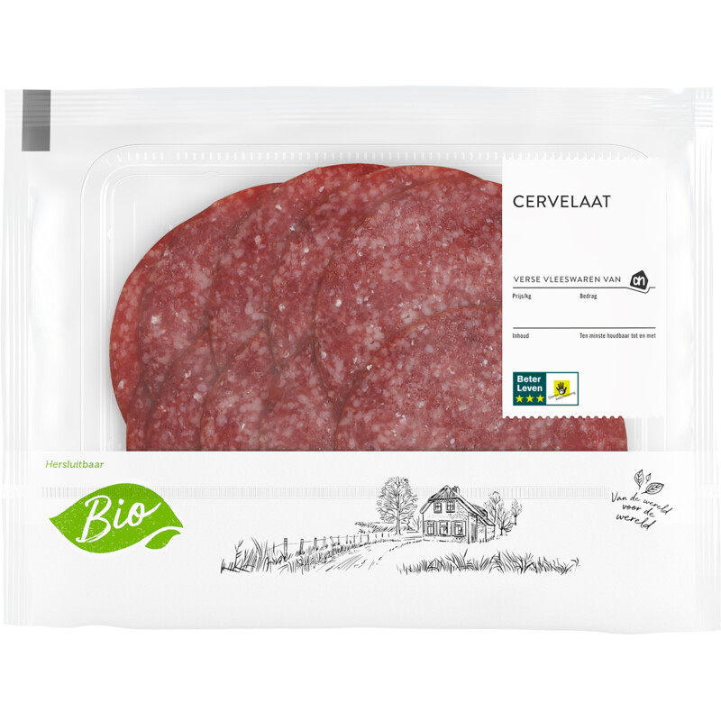 Een afbeelding van AH Biologisch Ah bio cervelaat