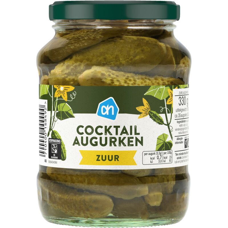 AH Cocktail augurken zuur reserveren Albert Heijn