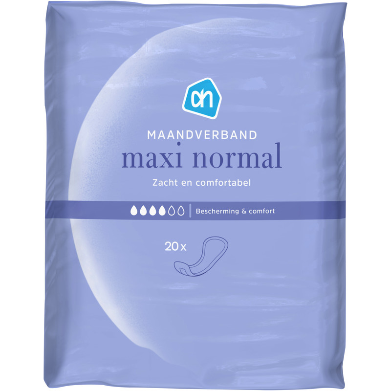 Een afbeelding van AH Maxi normal maandverband