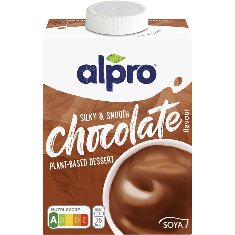 Een afbeelding van Alpro Plantaardige variatie op vla chocolade