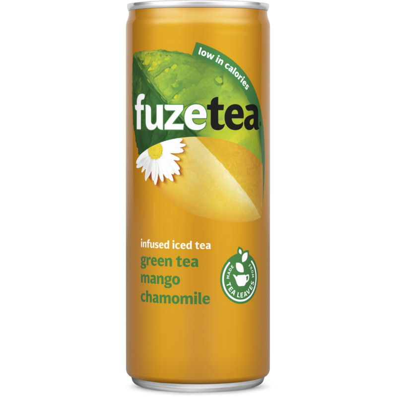 Een afbeelding van Fuze Tea Mango chamomile