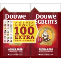 Een afbeelding van Douwe Egberts Aroma rood dubbelpak filterkoffie