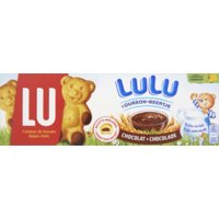 Een afbeelding van LU Lulu beertjes met chocolade vulling