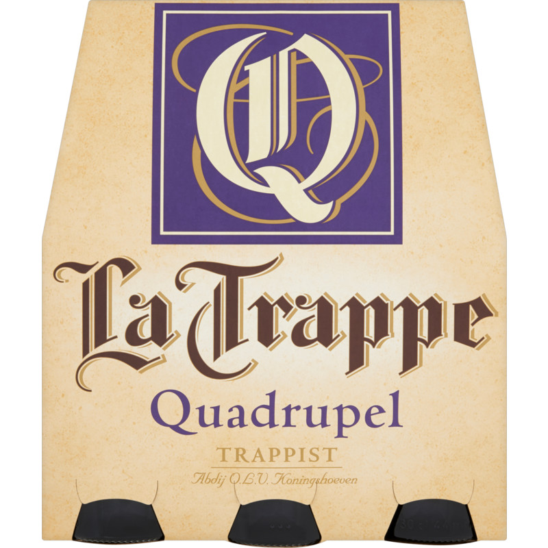 Een afbeelding van La Trappe Quadrupel trappist 6-pack