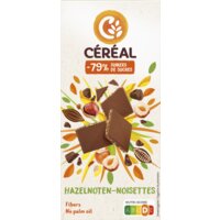 Een afbeelding van Céréal Melk chocolade-hazelnoten minder suikers