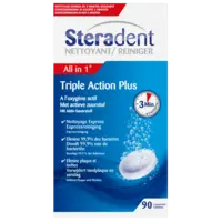 Steradent Kunstgebit reiniger triple action plus