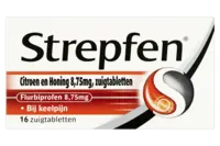 Strepfen Citroen en honing zuigtabletten