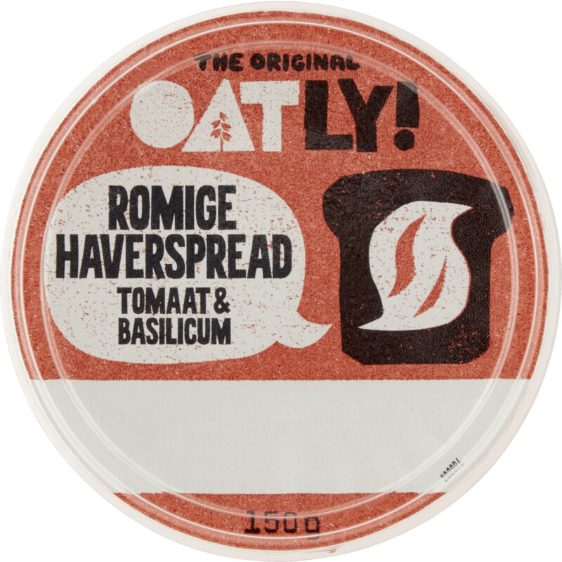 Een afbeelding van Oatly! Haverspread tomaat & basilicum