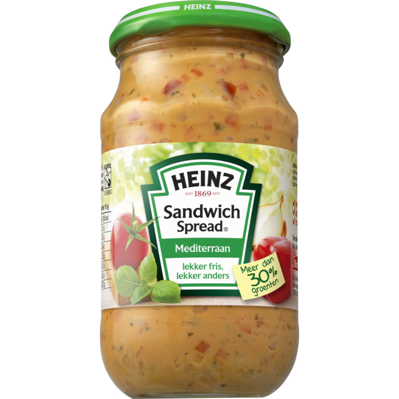 Een afbeelding van Heinz Sandwich spread mediterraan