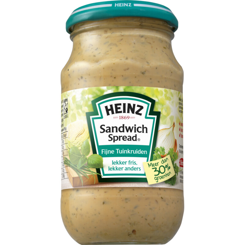 Heinz Sandwich spread fijne tuinkruiden reserveren Albert Heijn