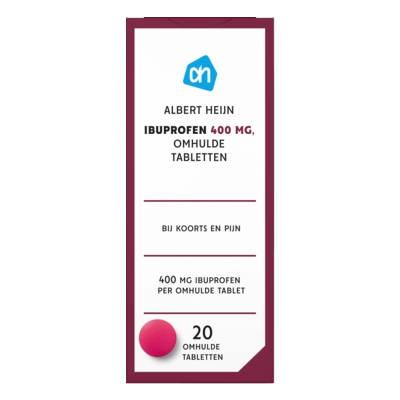 pdp-image-AH Ibuprofen 400mg omhulde tabletten